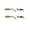 2-Pack, variant on Eyebogo Verona Fashion Reading Glasses Spring Hinge with Crystals (Gold, +2.75)