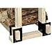thumbnail image 3 of 4-Pc. Log Rack Brackets, Black, 6-1/2 x 9-1/4 x 4-1/4 In. - 15211, 3 of 5