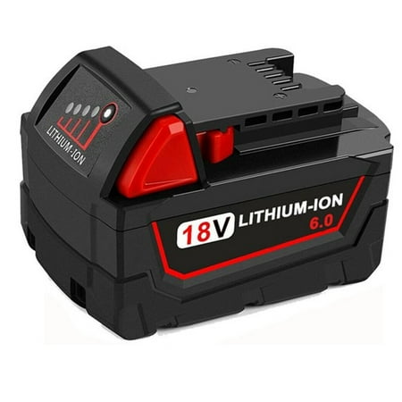 

18V 6.0Ah Lithium-Ion Extended Capacity Battery for Milwaukee M18 48-11-1850 18 Volt Power Tools