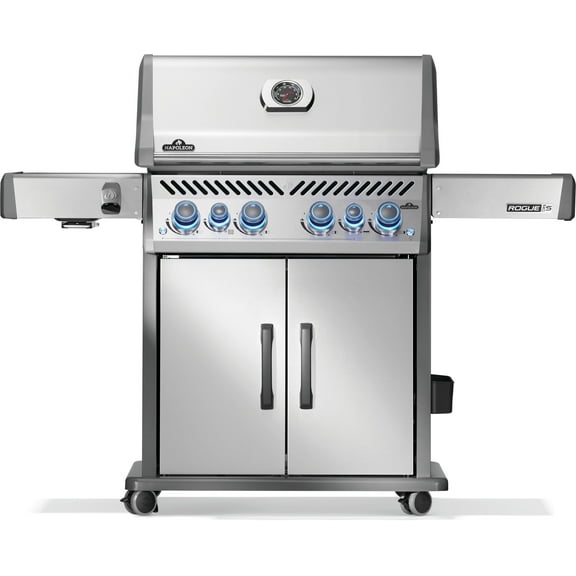 Napoleon Rogue PRO-S 525 4-Burner Stainless Steel Natural Gas Grill with Infrared Side and Rear Burners