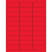 Tape Logic LL405RD 2.63 x 1 in. Fluorescent Red Removable Rectangle Laser Labels - Pack of 3000