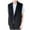 Black, variant on Iugvhana Men Sleeveless Business Vest Blazers Dressy Open Front Button Up Lapel Work Vests Summer Jacket with Pockets Coffee M