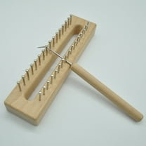 Melantax Set of Knitting Loom Accessories Wooden Scarf Loom Wool Knitting Kit Crochet Knitting Machine for DIY