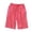 Watermelon Red, variant on Asxite Plus Size Womens Pajamas Pants Loose High Waist Soft Knit Solid Pocket Cropped Sleepwear