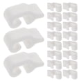 TABLZONE 80Pcs Universal Wire Shelving Grid Connectors White Plastic ...