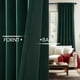 thumbnail image 5 of Cortinas Topfinel de terciopelo verde oscuro, 213 cm de largo, 2 paneles, 5 of 9