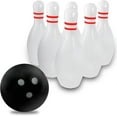 thumbnail image 1 of Vett Giant Inflatable Bowling Set for Kids & Adults, One 14 Inches Ball with Six 22 Inches Pins, 1 of 5