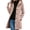 Beige, variant on Women's Wool Blend Coat Mid-Length Lapel Button Down Trench Coat with Hood Pocketed Woolen Hooded Overcoat for Fall Winter Daily Wear(Wine,XXL)