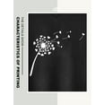 thumbnail image 4 of QAFOPEH Women Dandelion Heart Print V Neck Long Sleeve Top, 4 of 5