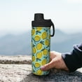 thumbnail image 7 of Fotbe Lemon Pattern 18 Oz Sports Insulated Kettle Vacuum Cup Stainless Steel Travel Mug Cup Thermal Flask,Insulated Kettle for Cycling Gym Basketball Outdoor, 7 of 7