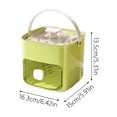 thumbnail image 3 of MKHSQHDG Today's Deals Portable Ice Maker for Freezer with Ice Compact Countertop Design & Storage Drawer | for Home Household & Outdoor Use, 3 of 9