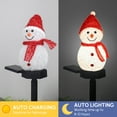 thumbnail image 5 of OriginalSourcing Solar Christmas Lights, 4 Pack Snowman Outdoor Waterproof Garden Lights for Christmas Decorations, Multi-Color, 5 of 7