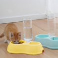 thumbnail image 6 of BESTSKY Small Dog Bowls,Easy to Clean Cat Food Bowls,Detachable Bottle Feature Cat Food Bowl,Yellow, 6 of 7