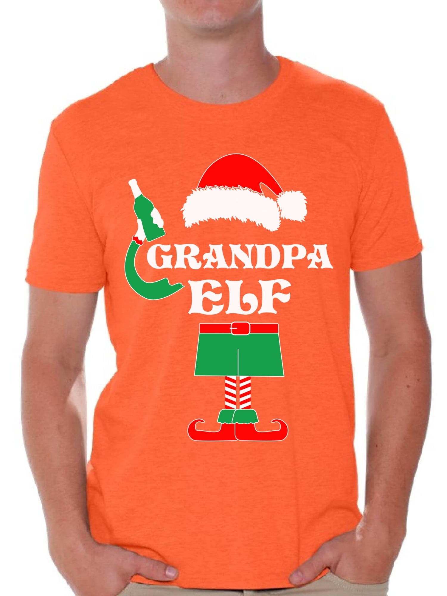 Awkward Styles Grandpa Elf Shirt Elf Christmas Tshirts For Men Grandpa