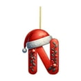 thumbnail image 1 of Christmas Tree Letter Ornaments Complete Alphabet Set For Festive DIY Holiday Craft Decorations, 1 of 2