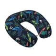 thumbnail image 2 of Goofa Dinosaur Pattern Travel Pillow Memory Foam - Head Neck Support Airplane Pillow U-shaped Pillow Office Nap pillow Ergonomic Travel Accessory, 2 of 8