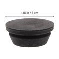 thumbnail image 3 of 10pcs Air Conditioner Drain Hole Plugs 0.79in Round Rubber Stoppers for Window AC Portable Black, 3 of 6