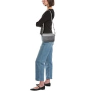 Off-White™ Binder Medium Leather Clutch, Metallic
