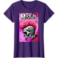 thumbnail image 1 of T-Shirt Art Fan Crâne Rose Mode Chemise Mode Homme Manches Courtes, 1 of 2