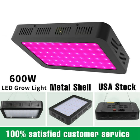 600 Watt Led Grow Lights Full Spectrum for Indoor Plants Seedling Veg and (Best Led Grow Lights For Seedlings)
