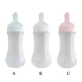 thumbnail image 4 of Naiovety Botella de salsa de 350ML, exprimidor de mermelada, dispensador de condimentos, boquilla de Clip, botella de almacenamiento vacía de plástico, Cocina y Comedor Blanco Naiovety  HA004739-02, 4 of 6