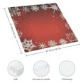 thumbnail image 3 of PHYHOO Red Christmas Snowflake Abstract Cloth Napkins Polyester Dinner Napkins Great for Dining Special Occasions or Dinner Parties 6 PCS, 3 of 7