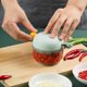 thumbnail image 4 of Garlic Blender Effective Practical Stainless Steel Hand-pulled Sharp Garlic Chopper For Home Q, 4 of 5