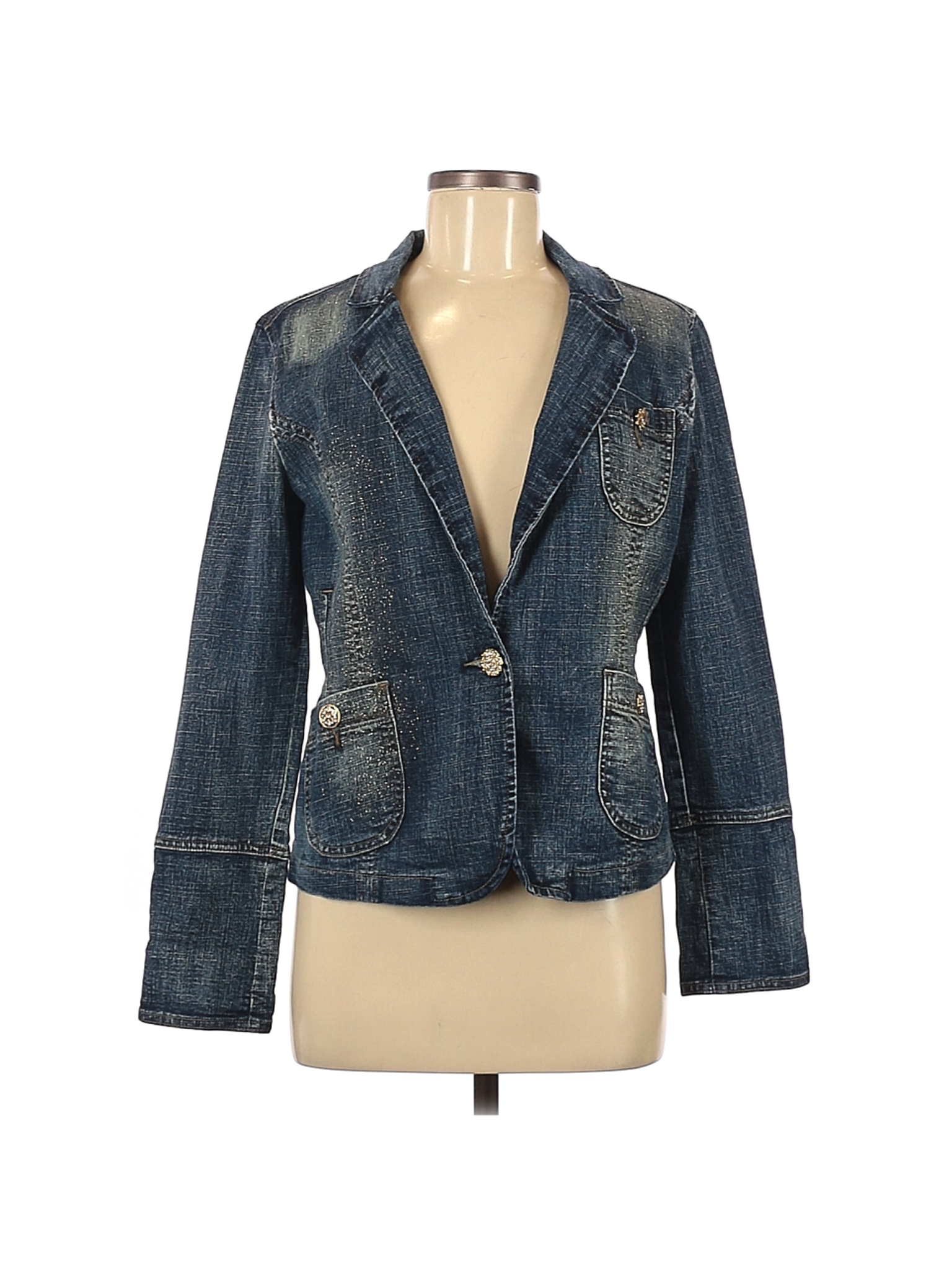 Pre-Owned Baccini Women's Size M Denim 