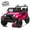 Pink, variant on Okybaby 24V Kids Ride on Car with Parent Control, Powered Wheels Truck Car with 200W, Max Speed 5MPH, Electric Ride on Toy Car with Bluetooth ,USB,LED Lights, Safety Belt,for Toddles 3-8,Red