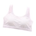 thumbnail image 2 of LYMAYTER ‌Big Girls Sports Bra 9-13 No-Wire Cotton Tank for 75-90A Teen Breathable Solid Color Training Bra, 2 of 8