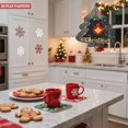 thumbnail image 7 of Stylish Metal Hanging Christmas Tree Wind Spinner - 3D Layered Design with Star Ornament for Garden & Yard Decor, 7 of 7