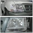 thumbnail image 2 of Spec-D Tuning Led Headlights Chrome Compatible with 1998-2000 Ford RangerL+R Pair Head Light Lamp Assembly, 2 of 6