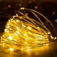 thumbnail image 3 of Paquete de 12 Guirnaldas de Luces con Pilas, 2m 20 LED Guirnaldas de Luces LED, Mini Guirnaldas de Luces LED Impermeables para Botellas, Bodas, Fiestas, Navidad, Dormitorios - Blanco Cálido, 3 of 5