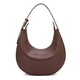 thumbnail image 1 of Bolso de mano Keyli para mujer, piel café, impermeable, 1 of 6
