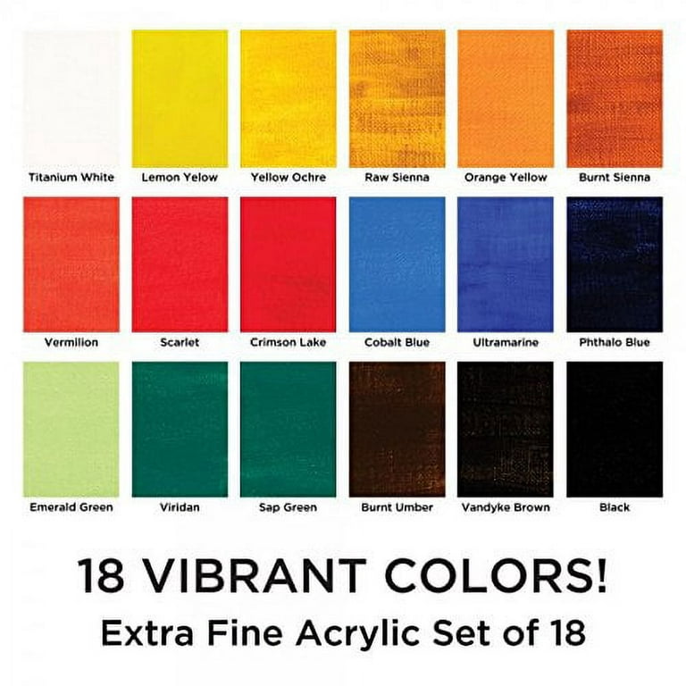 Acrylic Paints Set Marie's 12 X 12,0 Ml 