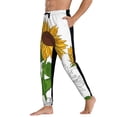 thumbnail image 3 of Kdxio Plump Sunflower And Sketch Pattern Joggers,Sweatpants for Men with Pockets-Small, 3 of 5
