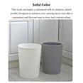 thumbnail image 3 of Monstrate Cubo de basura de plástico sin tapa Papelera Contenedor de basura Cesta Dormitorio de gran capacidad Baños Oficinas Dormitorio Suministros de limpieza para el hogar Negro 10L, 3 of 6