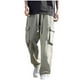 thumbnail image 1 of Pantalones largos para hombre, ropa de trabajo de color liso, estilo jeans, pantalones de tubo rectos fáciles de usar, pantalones de poliéster para hombre, 1 of 2