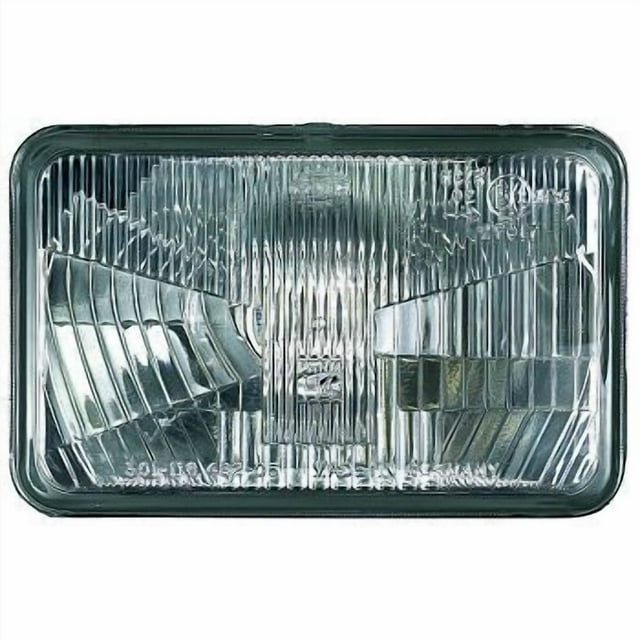 Hella Headlight Conversion Kit 003177862 Replaces Sealed Beam Head Light; 4 X 6 Inch Rectangular; Standard Lens; H4 Bulb; Without Turn Signal; Features Improved Optics Without Increased Glare; Single