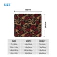 thumbnail image 6 of Skulls Microphones Roses Rock Mouse Pad Non-Slip Rubber Gaming Mousepad Rectangle for Computers Laptop 8.3 x 10.3 in, 6 of 6