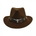 thumbnail image 1 of Sombrero de vaquero occidental,Sombrero de vaquero occidental para adultos,mujeres y hombres,Sombreros de moda para disfraces,caballeros,damas,jazz,cosplay,Sombrero de fiesta de, 1 of 8