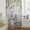 Gray, variant on Blue Wooden Christmas Gnomes Semi Sheer Curtains Drapes for Living Room,Bedroom,French Doors Window 45 Inches Long,Xmas Tree Poinsettia Winter Rod Pocket Chiffon Curtain Voile Drapery Panel