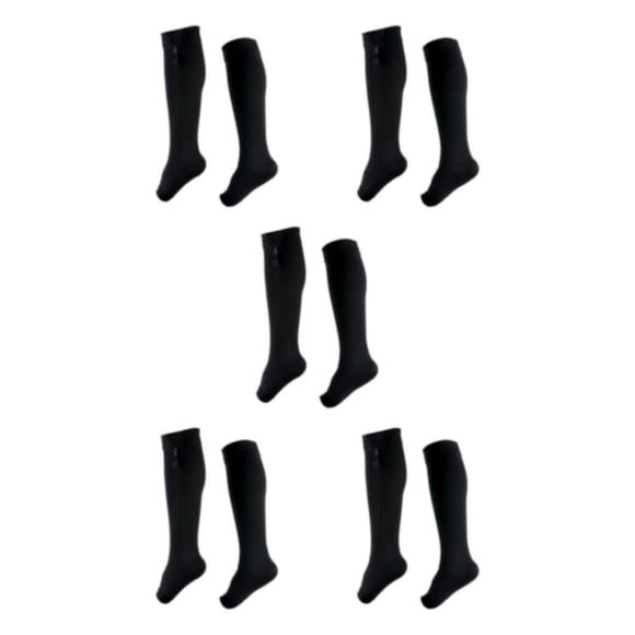 Seitruly Medias de compresión graduadas para hombre de alta compresibilidad para una recuperación óptima Poliuretano seguro y negro graduado Type2 NO2