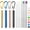 Black & rose gold & blue & gold, variant on Cruise Ship Essentials,4-Pack reusable Collapsible Stainless Steel Drinking Straws with Aluminum Case,Cleaning Brush,and Keychains-Silver,Blue,Red,Green