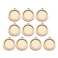thumbnail image 4 of jifeng 10 Pieces Small Cross Stitch Hoops for Festivals Decoration DIY Frame Crafts Round, 4 of 9