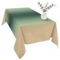 thumbnail image 2 of Deep Green Khaki Ombre Table Cloth Waterproof Tablecloths, Modern Abstract Art Gradient Tablecloth Dining Table Cover for Kitchen Party Tabletop Outdoor, Rectangle Tablecloth 54x108 Inch, 2 of 9