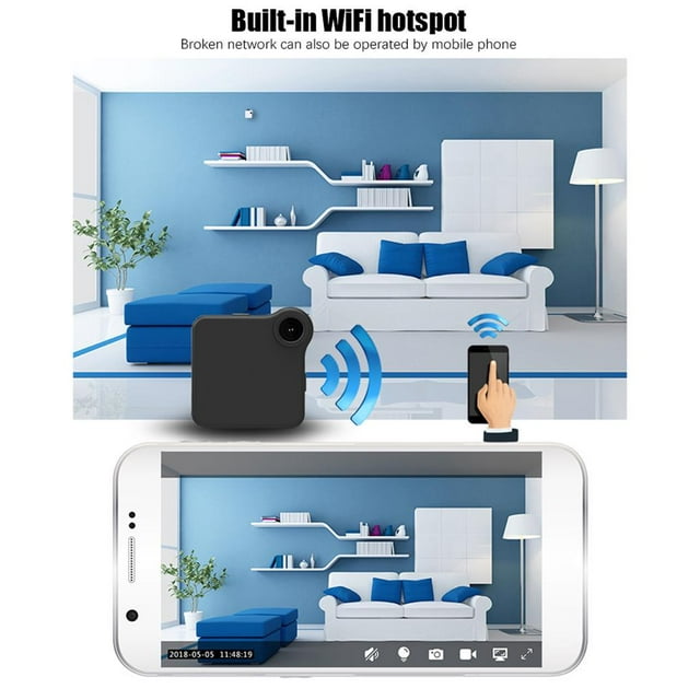 VONKY C1+ WIFI Mini Camera HD 720P Wearable Camera Sensor Bike Body Micro DV DVR Magnetic Clip Voice Recorder