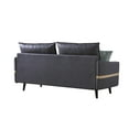 thumbnail image 6 of Clearance! 72 inch Sofa Couch Mid-Century Tufted Love Seat for Living Room, Bedroom, Office, Apartment, Dorm, Studio 2 Pillows Included, 6 of 9
