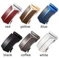 thumbnail image 2 of Durable Replacement Casual Holeless 36mm Pin Buckle Belt Automatic Buckles Classic Waistband Head End Bar WHITE, 2 of 8
