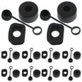 thumbnail image 1 of unbranded 10Jgo Tapas De Silicona Para Sorbetes Antiderrame Protector Reutilizable Color Negro Para, 1 of 5